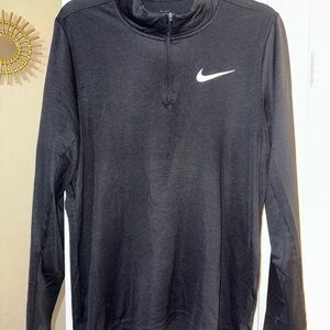 Men’s Nike Dri-FIT Black Quarter-Zip Top